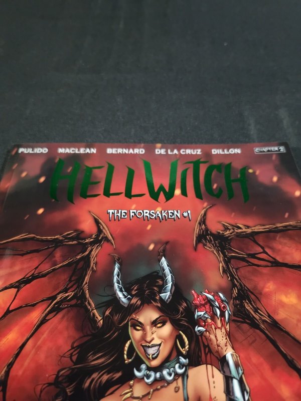 Hellwitch: The Forsaken 2PC #1 CH 2 - B+W Ed & Green Foil Ed (9.2ob) 2020