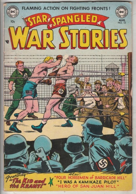 Star Spangled War Stories #12 (Aug-53) VG/FN+ Mid-Grade One-Man Navy