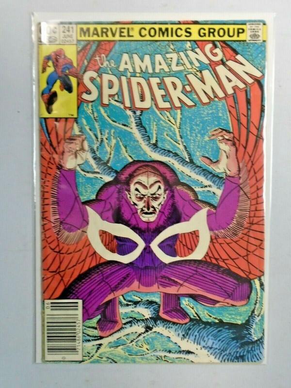 Amazing Spider-Man #241 Newsstand 1st Series water damage 4.0 VG (1983)