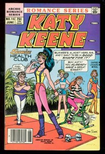 KATY KEENE #15 1986-HEALTH CLUB COVER-ARCHIE-FASHION IS FN