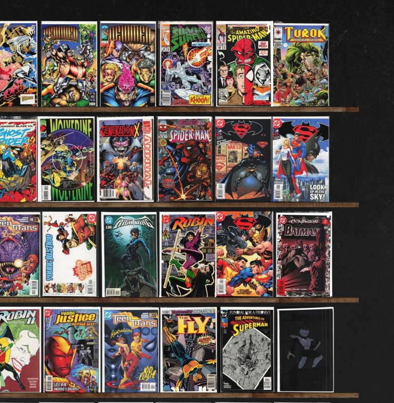 Huge Lot 150+ Comics with Death'S Head Ii, Daredevil, Robin, Wolverine &...
