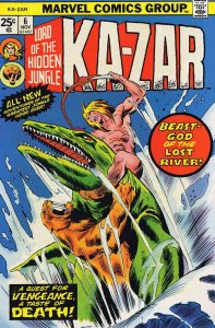 Ka-Zar (2nd Series) #6 (with Marvel Value Stamp) VG ; Marvel | low grade comic L