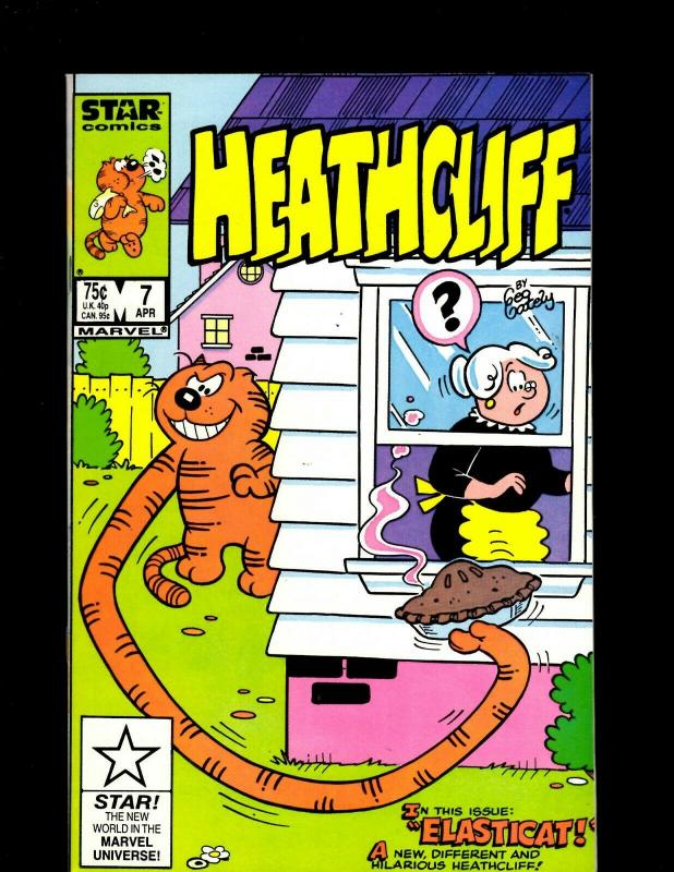 Lot of 12 Heathcliff! Marvel Comic Books #1 2 3 4 6 7 8 9 11 13 16 17 J344