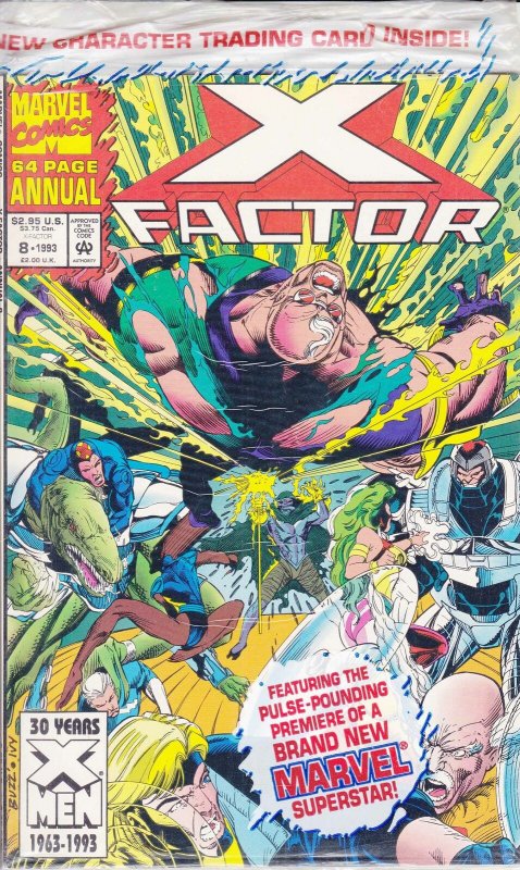 X-Factor Annual #8 (with card) VF/NM; Marvel | save on shipping - details inside