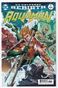 Aquaman #7 November 2016 DC Rebirth Dan Abnett Scot Eaton