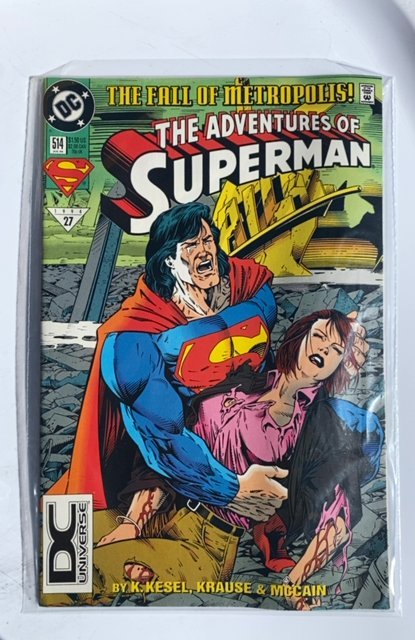 Adventures of Superman #514 DC Universe Cornerbox Variant (1994)