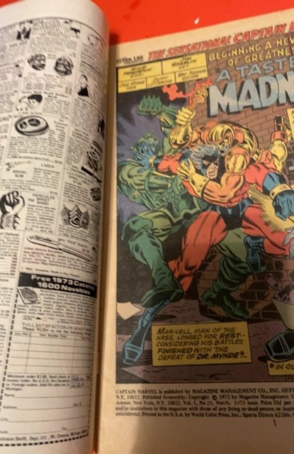 Captain Marvel #25 (1973)namor and the Hulk