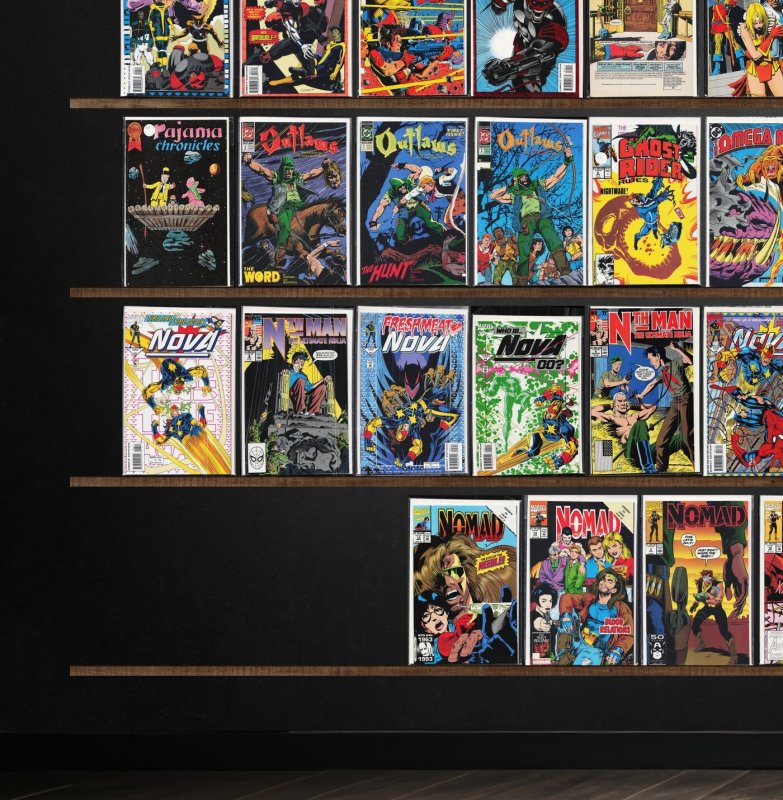 Huge Lot 140+ Comics with Nomad, Ninjak, Nova, Nightstalkers & More!