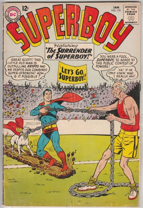 Superboy #110 (Jan-64) FN+ Mid-High-Grade Superboy
