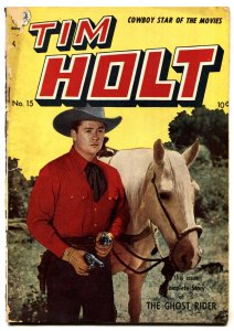 Tim Holt #15-COMIC BOOK- 1950--5th Ghost Rider- ME Golden Age Western