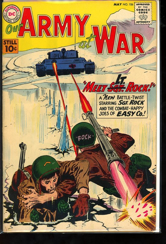 Our Army at War #106 (1961)