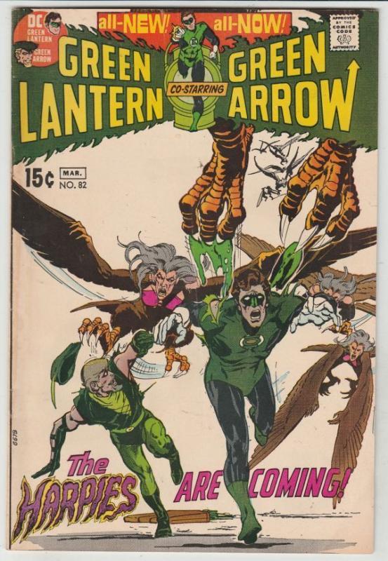 Green Lantern #82 strict FN/VF+ 7.5 High-Grade   1st Appearance - The Harpies