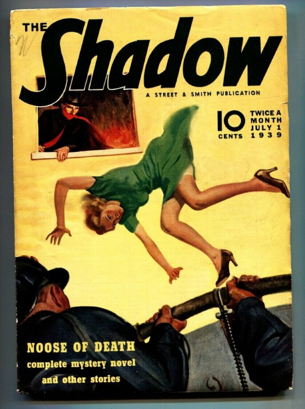 SHADOW 1939 pulp magazine JUL 1-STREET AND SMITH vg/fn