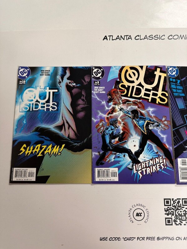 4 Outsiders DC Comic Books # 5 7 9 10 Batman Superman Flash  20 CT3