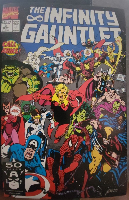 The Infinity Gauntlet #1-6, Complete Set,  NM (1991)