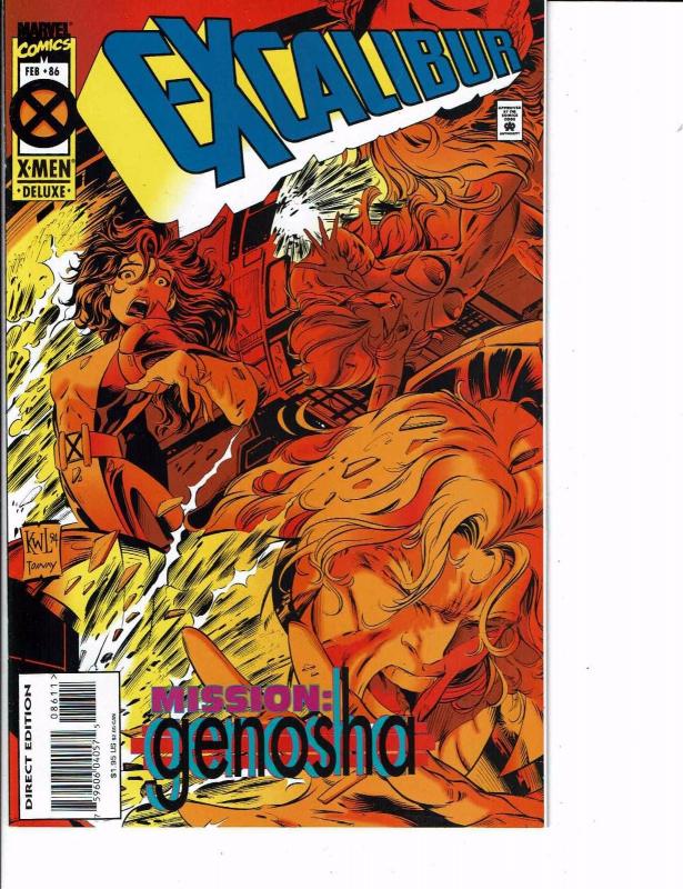 Lot Of 2 Marvel Comic Books Excalibur #82 and #86 Ironman Thor  ON5