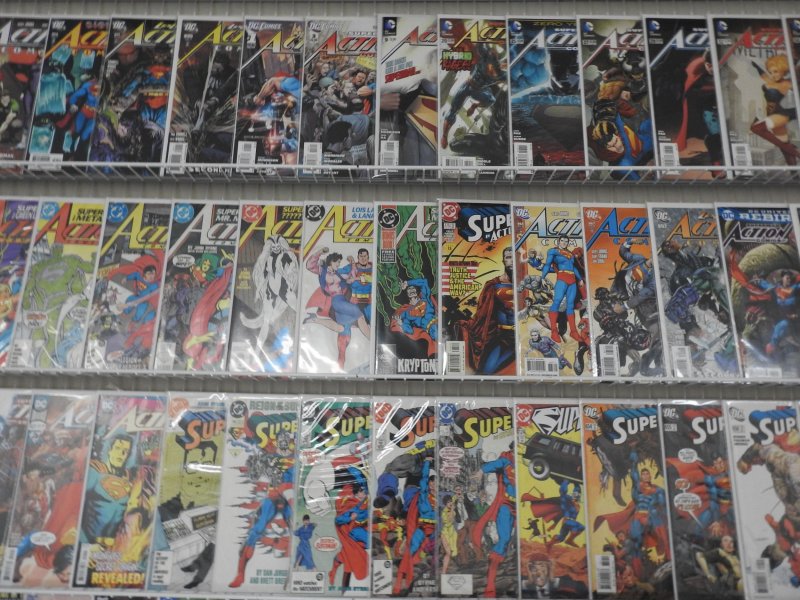 Huge Lot 140+ Comics W/ Superman, Spider-Man, X-Force+ Avg VF- Condition!!