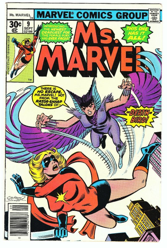 Ms. Marvel 9 -  1st App of Deathbird