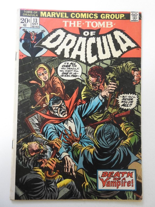 Tomb of Dracula #13 (1973) VG- Condition