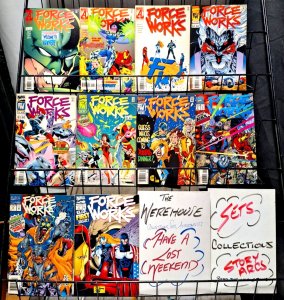 FORCE WORKS Lot 10 Diff Marvel Horror/hero VF or better Abnett Laning