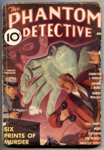 PULP:  Phantom Detective Pulp June 1936- Six Prints of Murder-