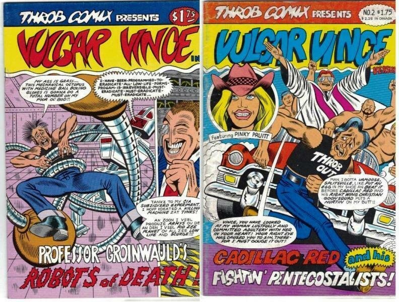 VULGAR VINCE (1986 TH) 1-2  vgf  Patrick Finney COMICS BOOK