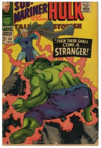 Tales to Astonish #89 ORIGINAL Vintage 1967 Marvel Comics Sub Mariner Hulk