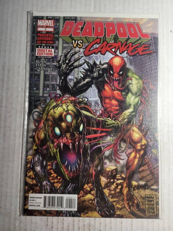 Deadpool vs. Carnage #1 through 4 (2014) Complete
