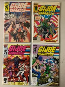 G.I. Joe Yearbook set #1-4 4 diff 8.0 (1985)