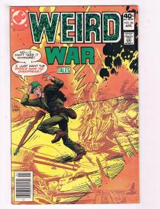 Weird War Tales #86 VG/FN DC Comic Book DE5