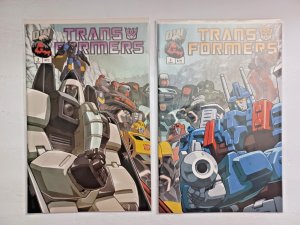 Transformers vol.2 #1 2 3 4 5 & 6 + Variants (10 books) - Dreamwave - 2003 - NM