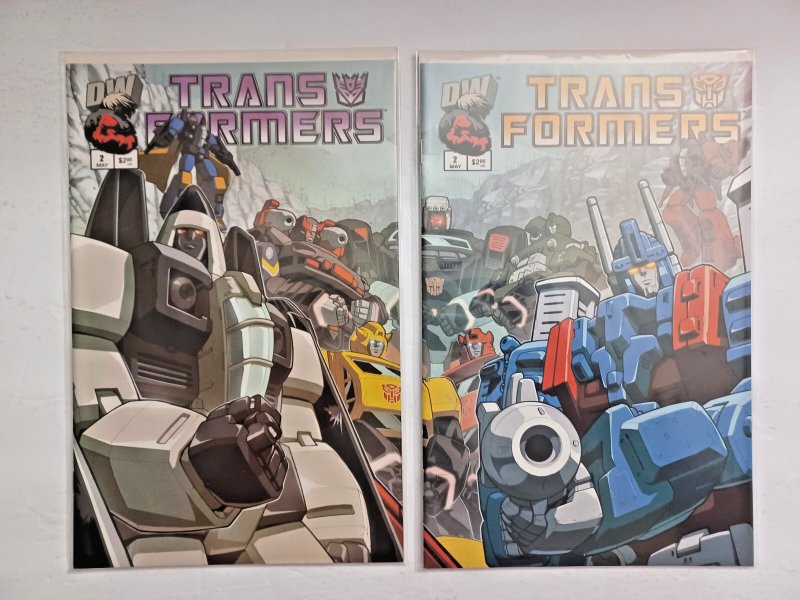 Transformers vol.2 #1 2 3 4 5 & 6 + Variants (10 books) - Dreamwave - 2003 - NM