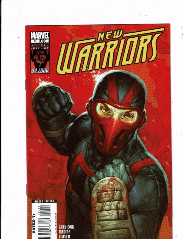 Lot of 6 New Warriors Marvel Comic Books #4 9 10 11 12 15 BF2