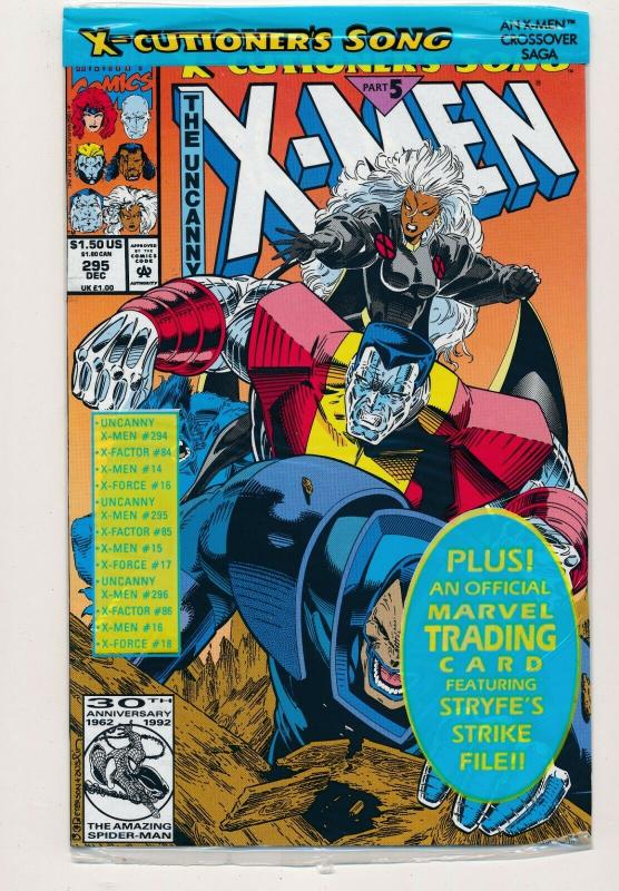 MARVEL Great SET! X-MEN#295-300(#295/96 unopened&include trading card)VF+(PJ84) 