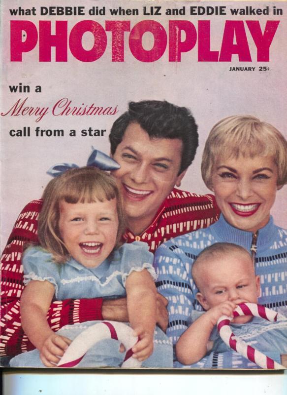 Photoplay-Tony Curtis-Janet Leigh-Rick Nelson-Joan Crawford-Pat Boone-Jan-1960