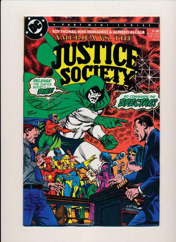 DC Comics SET  JUSTICE SOCIETY 1985 #1-#4 VERY FINE (HX756)