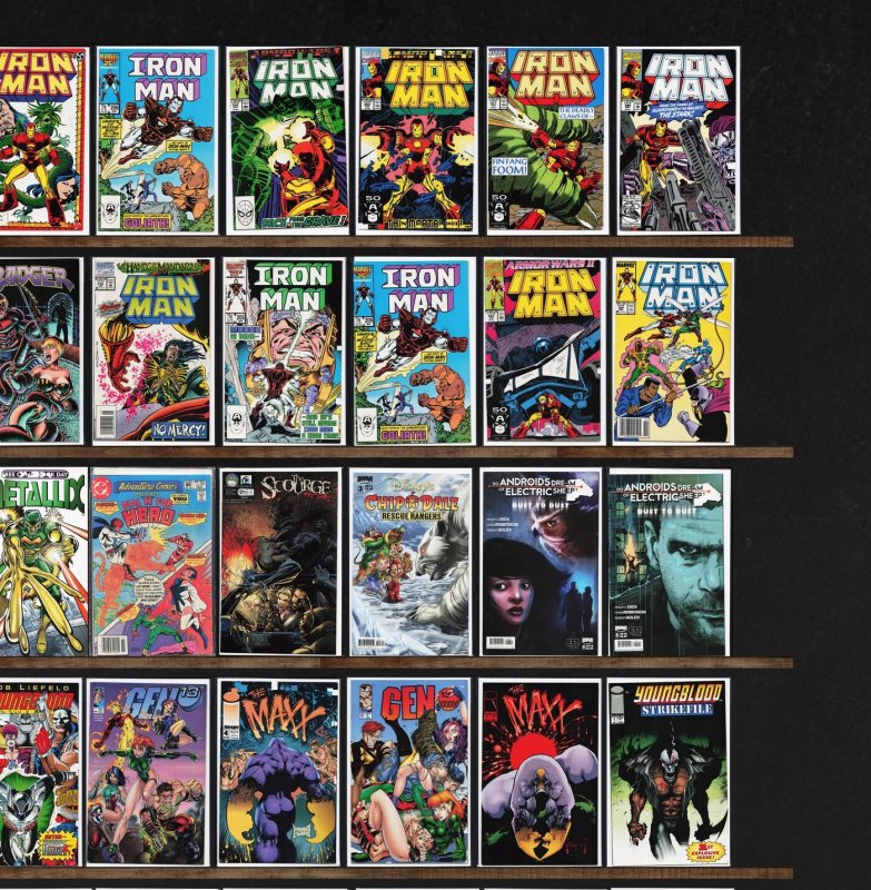 Huge Lot 140+ Comics with Iron Man, Freak Force, Gen 13 & More!