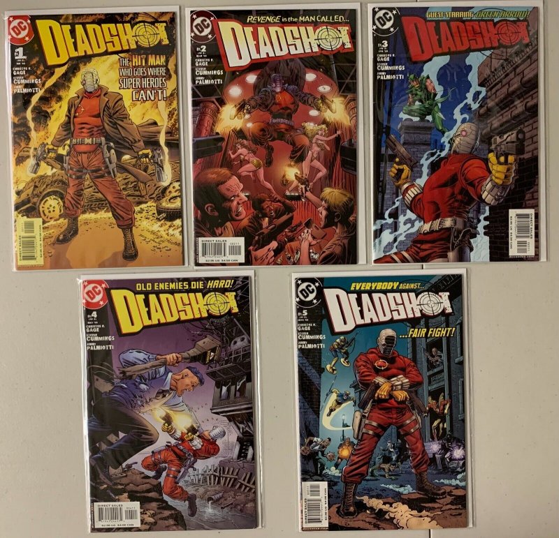 Deadshot set #1-5 DC 2nd Series 5 different books 8.0 VF (2005)