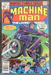 Machine Man #2 Newsstand Edition (1978, Marvel) Lower Grade