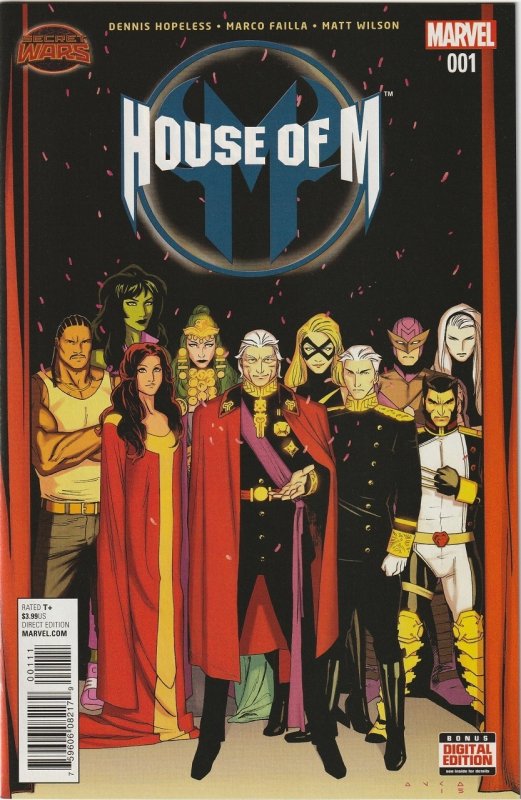 HOUSE OF M # 1-4 (2015) COMPLETE MINI-SERIES