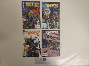 4 Justice League United DC Comic Books #1 2 3 4 New 52 72 RC32