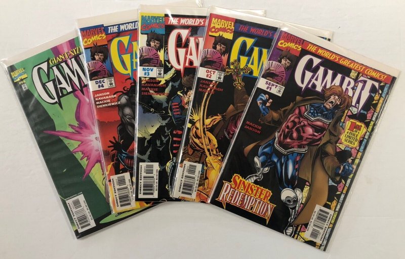 *Gambit v2 (1997) 1-4 of 4, Giant Size #1 | 5 High Grade books total