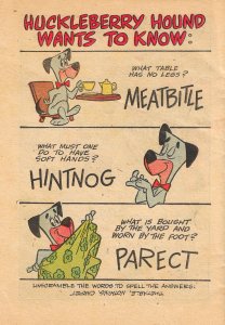 Huckleberry Hound in March of Comics #199 * 1960 * Premium from Child Life Shoes