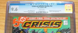 Crisis on Infinite Earths #12 CGC 9.6 first appearance of FLASH (wally west)