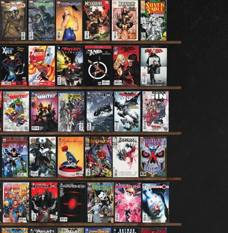 Huge Lot 210+ Comics with Batman Eternal, Weapon X, Amazing X-Men & More!