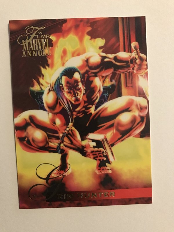 GRIM HUNTER #59 card : Marvel Annual 1995 Flair; NM/M; base, Kraven, Spider-Man