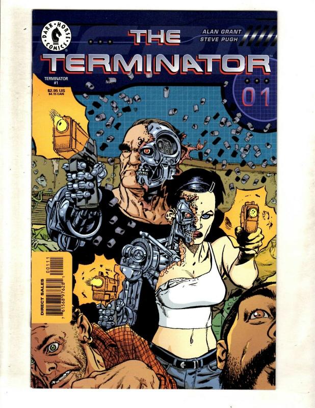 Lot Of 5 Terminator Dark Horse Comic Books Special # 1 2 3 4 Alan Grant FM8