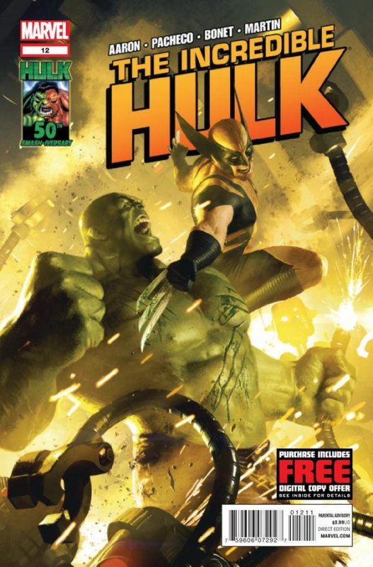 INCREDIBLE HULK #12 (2019) MICHAEL KOMARCK | DIRECT EDITION | 50TH SMASHIVERSARY