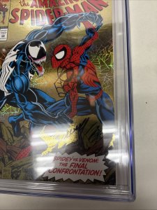 The Amazing Spider-Man (1993) # 375 (CGC 9.8 WP)  Signed / Sketch Mark Bagley
