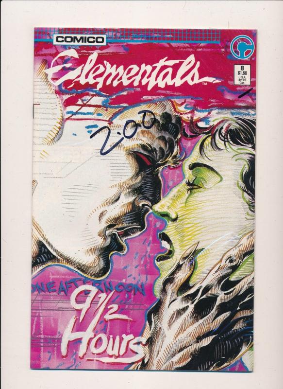 Comico Lot of 10 Comics! ELEMENTALS#1-5, #7-8,#10-11,#18 VERY FINE (HX869) 